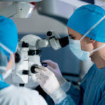 Surgeons performing Lasik eye surgery